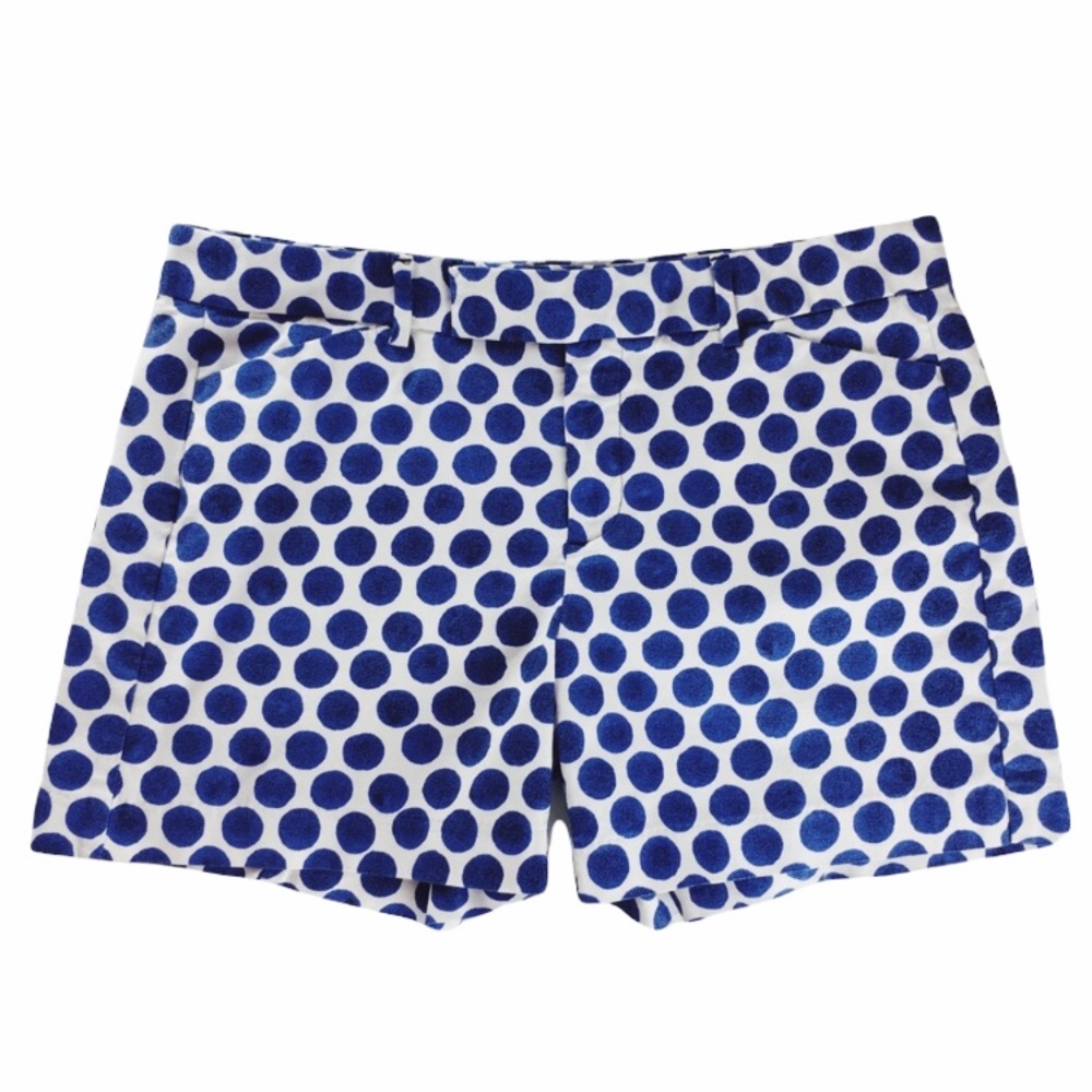 Gap Blue‎ And White Polka Dot Shorts Size 6 Tall